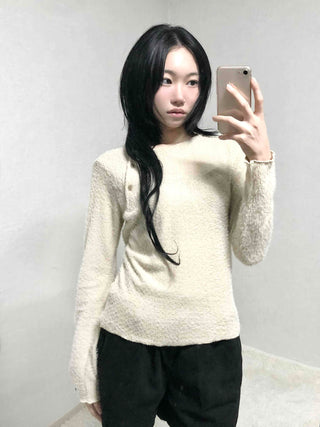 Polar Cozy Fluffy Angora Knit
