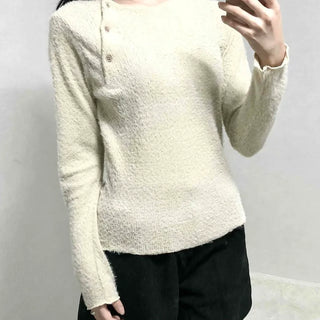Polar Cozy Fluffy Angora Knit