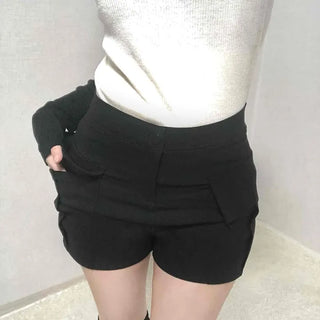 Daily Pocket Detail High-Waisted Shorts