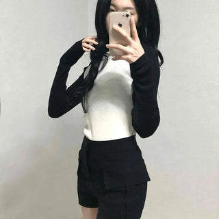 Daily Pocket Detail High-Waisted Shorts