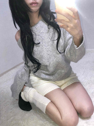 Cozy Lounge Knit Elastic Waist Shorts