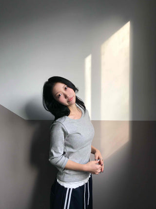 Soft Daily Round Neck 3/4 Slim Fit T-shirt