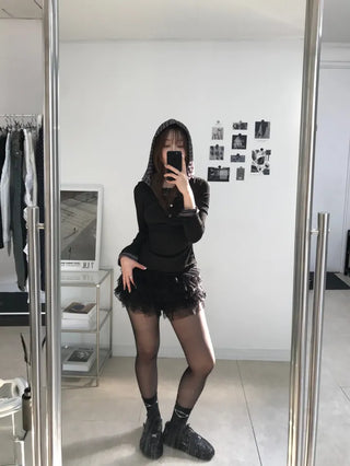 Yuna Lace Frill Shorts Pants
