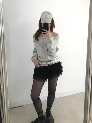 Yuna Lace Frill Shorts Pants