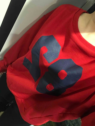 Big Numbering Logo Oversized Sweatshirt