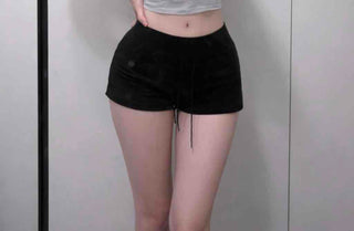 Athleisure Drawstring Elastic Running Shorts