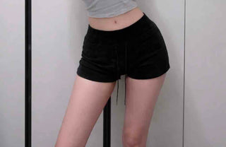 Athleisure Drawstring Elastic Running Shorts