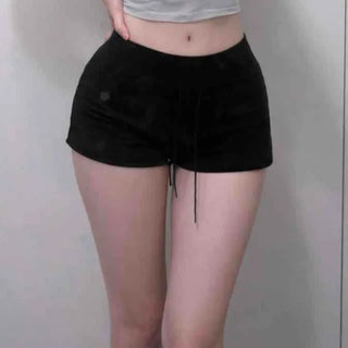 Athleisure Drawstring Elastic Running Shorts