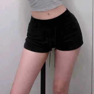 Athleisure Drawstring Elastic Running Shorts