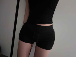 Athleisure Drawstring Elastic Running Shorts