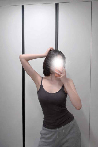 Daily Slim Fit Ribbed Spaghetti Strap Sleeveless
