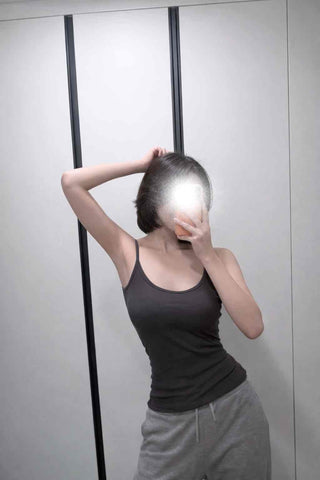 Daily Slim Fit Ribbed Spaghetti Strap Sleeveless