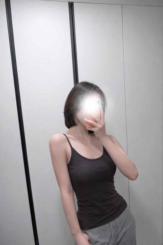 Daily Slim Fit Ribbed Spaghetti Strap Sleeveless