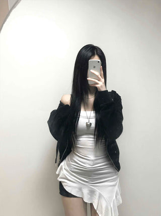 Slim U-Neck Basic Ribbed Sleeveless