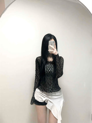 Slim U-Neck Basic Ribbed Sleeveless