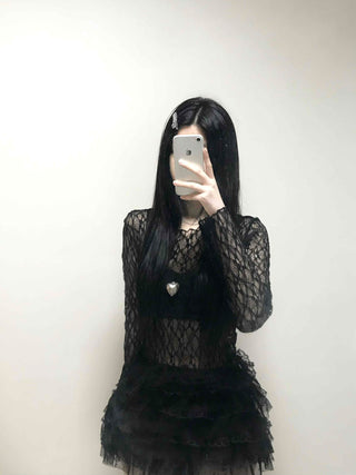 Dark Glam Feather Sasha Voluminous Shorts