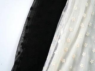 Reno Dot Chiffon Bustier Dress