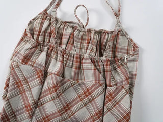 Noah Vintage Check Sleeveless Sleeveless Dress