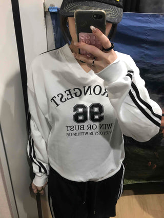 Strongest Lettering 88 V-Neck Sweatshirt
