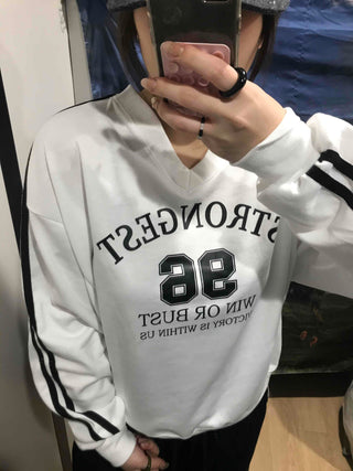 Strongest Lettering 88 V-Neck Sweatshirt