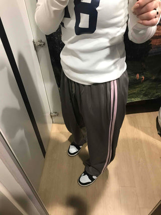 Campus Stripe Vertical Line Jogger Pants