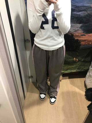 Campus Stripe Vertical Line Jogger Pants