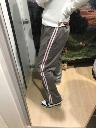 Campus Stripe Vertical Line Jogger Pants