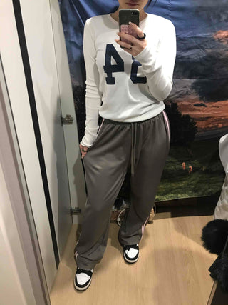 Campus Stripe Vertical Line Jogger Pants