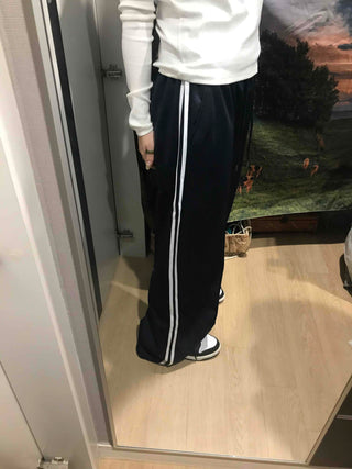 Striped Loose Fit Jogger Training Pants