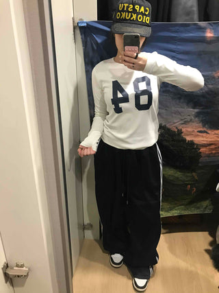 Striped Loose Fit Jogger Training Pants