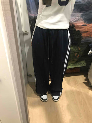 Striped Loose Fit Jogger Training Pants