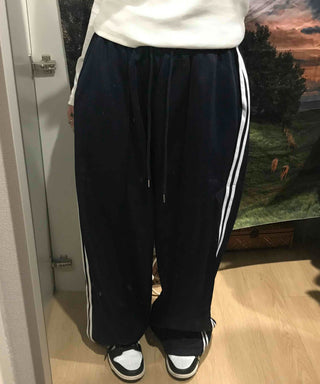 Striped Loose Fit Jogger Training Pants