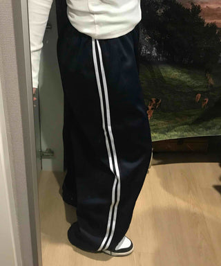 Striped Loose Fit Jogger Training Pants