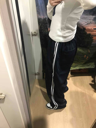 Striped Loose Fit Jogger Training Pants