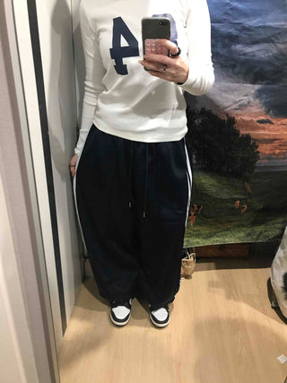 Striped Loose Fit Jogger Training Pants