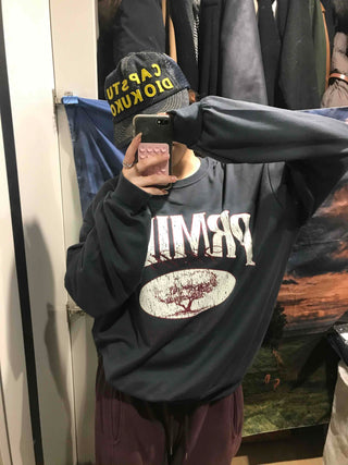 Big Logo Oversized Lettering Sweatshirt