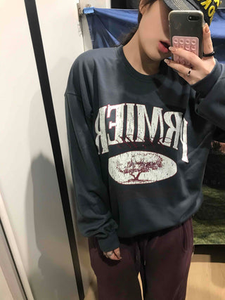 Big Logo Oversized Lettering Sweatshirt