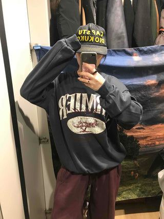 Big Logo Oversized Lettering Sweatshirt