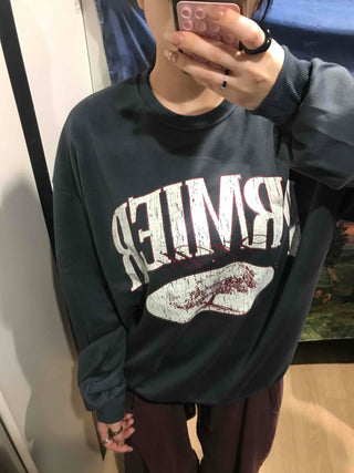 Big Logo Oversized Lettering Sweatshirt