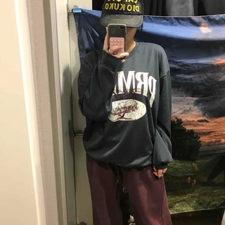 Big Logo Oversized Lettering Sweatshirt