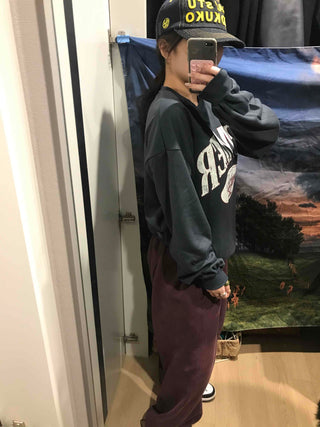 Big Logo Oversized Lettering Sweatshirt
