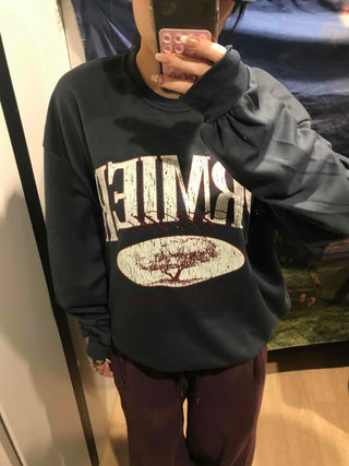 Big Logo Oversized Lettering Sweatshirt