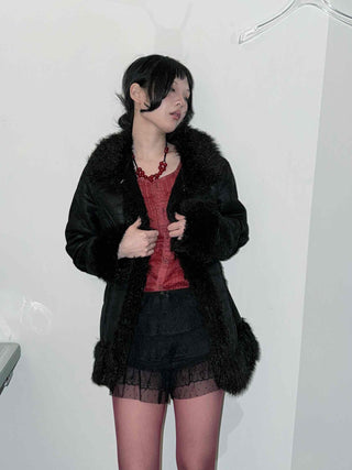 Frill Lace Layered Shorts