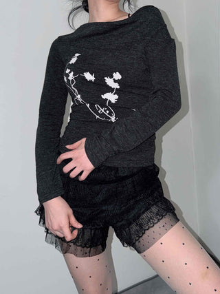 Frill Lace Layered Shorts