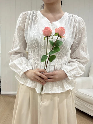 Kerry Flower Banding Blouse