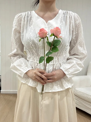 Kerry Flower Banding Blouse