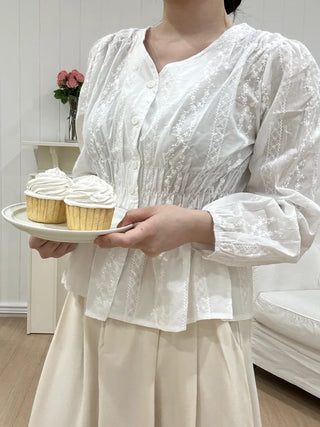 Kerry Flower Banding Blouse