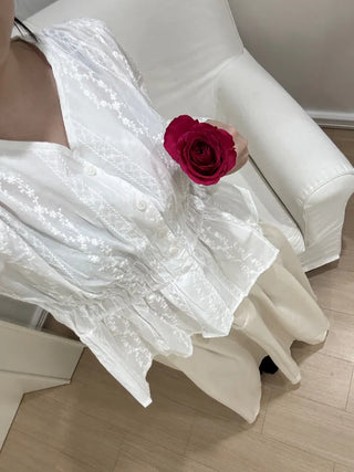 Kerry Flower Banding Blouse