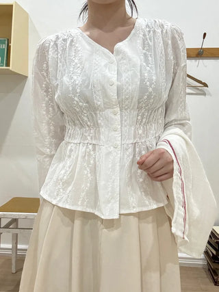 Kerry Flower Banding Blouse
