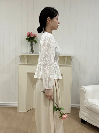 Kerry Flower Banding Blouse